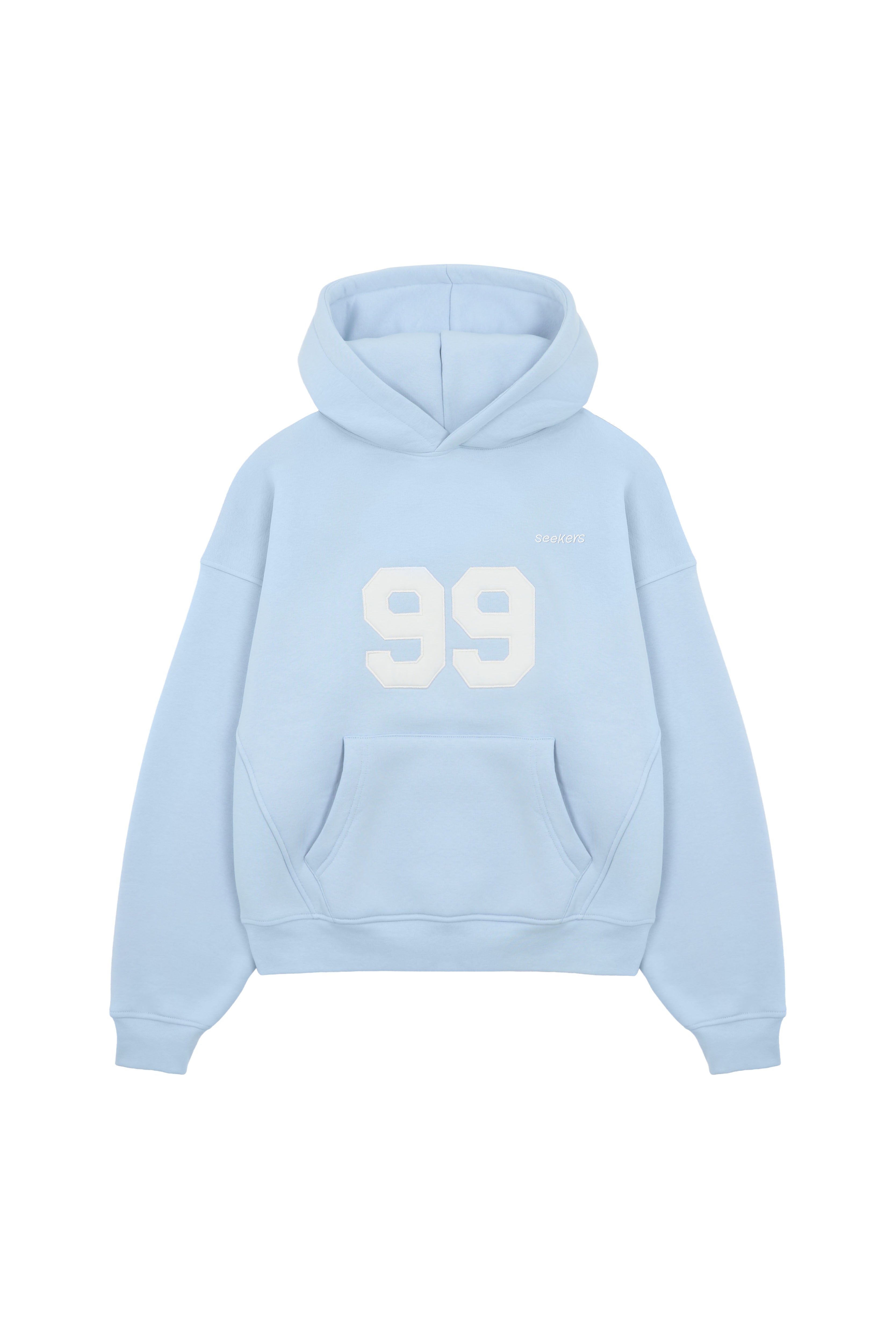 99 Hoodie in Powder Blue
